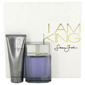 I Am King Gift Set - 3.4 Oz Eau De Toilette Spray + 3.4 Oz Shower Gel -- For Men