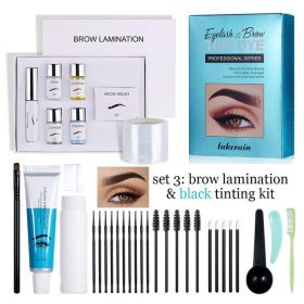 Brow Lamination And Tint Kit (Color: Set 3 Black)