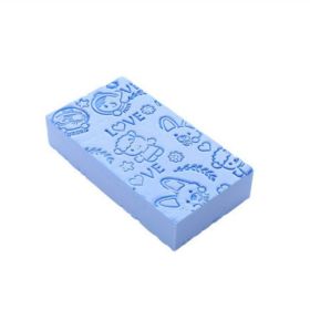 Bath Scrubber Sponge For skin Face (Color: Blauw)