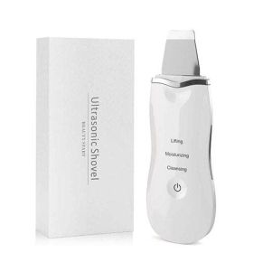 Ultrasonic Face Skin Scrubber (Color: White)